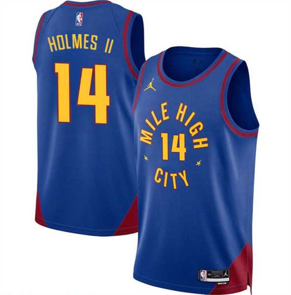 Men's Denver Nuggets #14 DaRon Holmes II Blue 2024 Draft Statement Edition Stitched Basketball Jersey Dzhi,We sell and wholesale Men's Denver Nuggets #14 DaRon Holmes II Blue 2024 Draft Statement Edition Stitched Basketball Jersey Dzhi on line form chian!